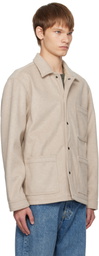 FORMA Beige Brushed Work Jacket