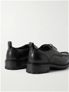 Brioni - Leather Derby Shoes - Black