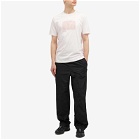 C.P. Company Men's 30/1 Jersey Label Style Logo T-Shirt in Heavenly Pink