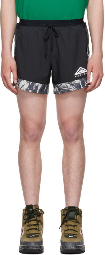 Photo: Nike Grey Polyester Shorts