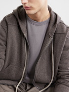 Rick Owens - Cashmere and Wool-Blend Zip-Up Hoodie - Gray