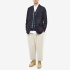 Beams Plus Men's 3B Flannel Jacket in Navy