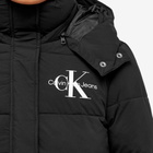 Calvin Klein Women's Long Puffer coat in Black