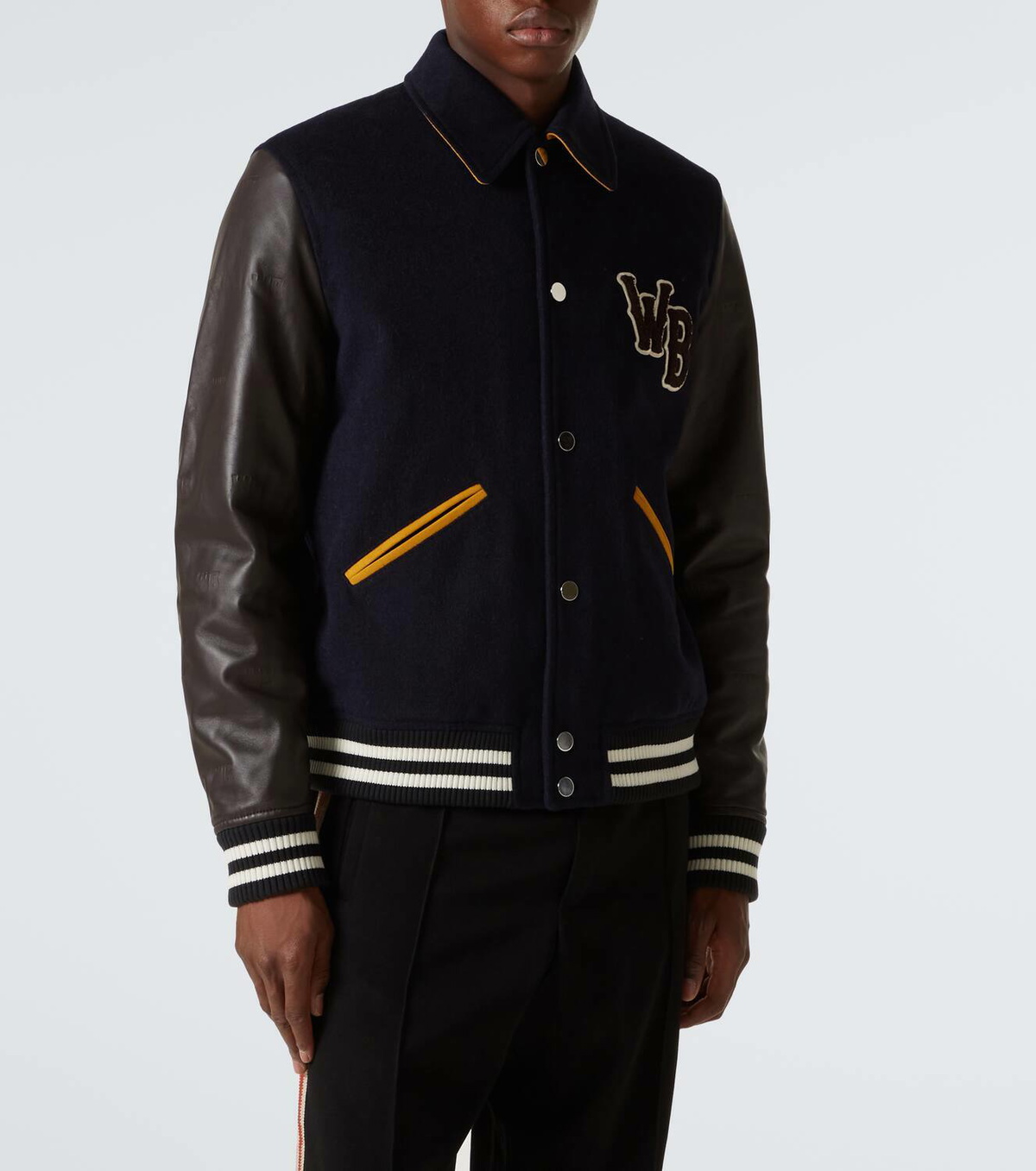 Wales Bonner Prince wool-blend varsity jacket Wales Bonner