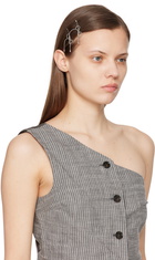 Marland Backus SSENSE Exclusive Silver Bow Hair Pins