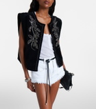 Isabel Marant Eneidala denim shorts