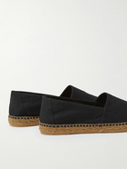 SAINT LAURENT - Canvas Espadrilles - Black