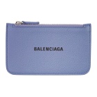 Balenciaga Purple Cash Long Card Holder