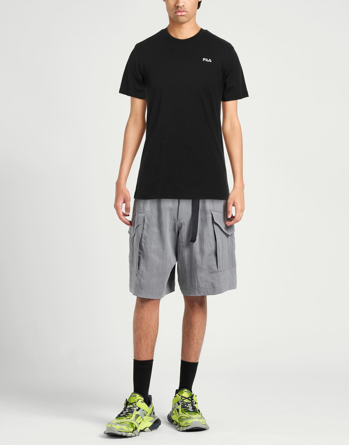 Fila Mens T-shirt in Black
