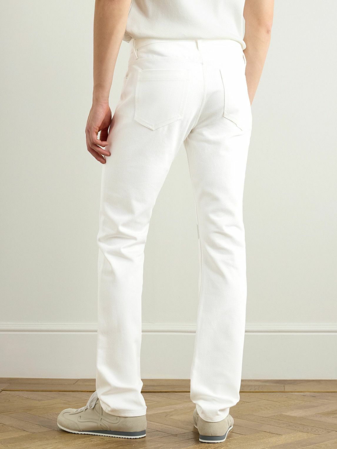 Gabriela Hearst - Anthony Slim-Fit Straight-Leg Organic Jeans - White