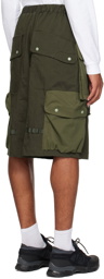 Archival Reinvent Green Belted Shorts