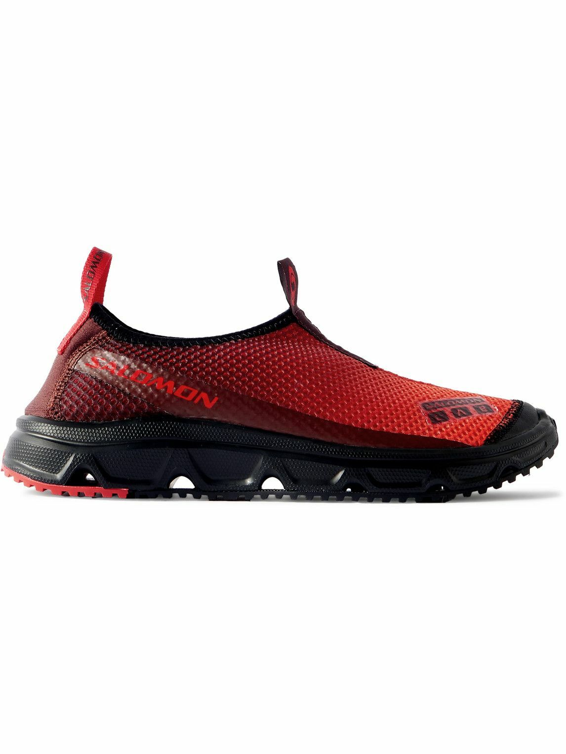 Salomon RX MOC 3.0 Red Grey Mesh Recovery Slip On Mules Men 9 Women 10 475788 Salomon - RX MOC 3.0 Mesh Slip-On Sneakers - Red Salomon main image 2