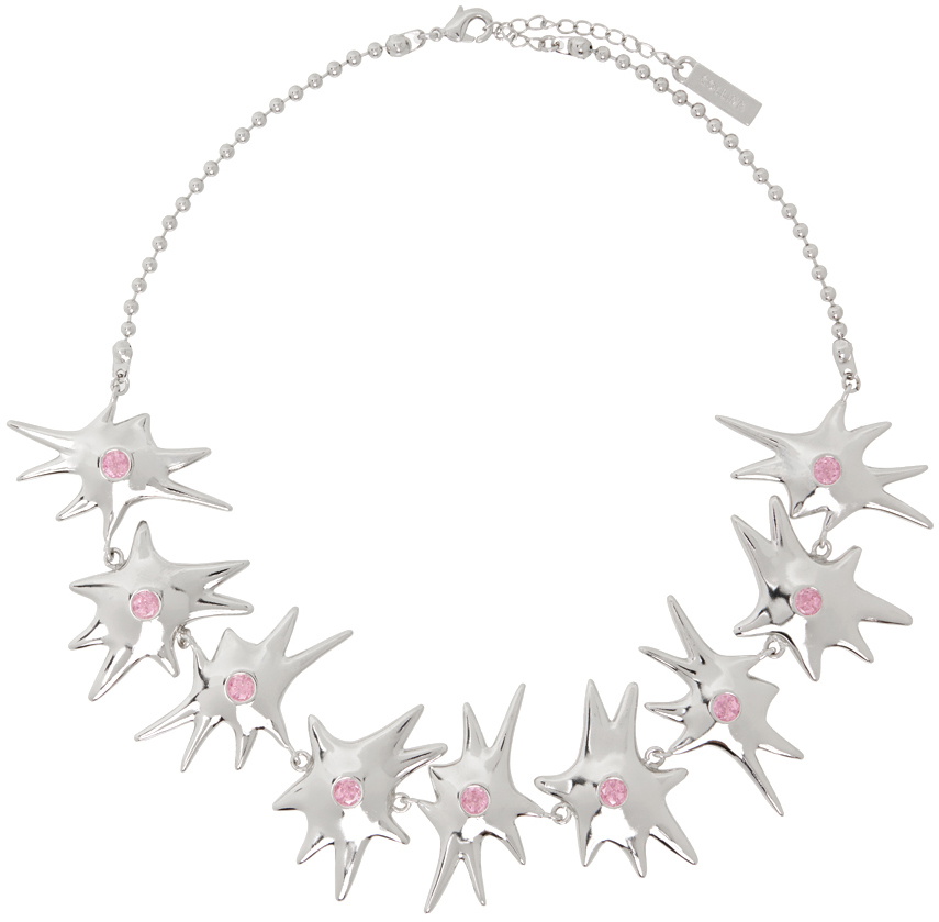 Collina Strada Silver & Pink Starry Necklace