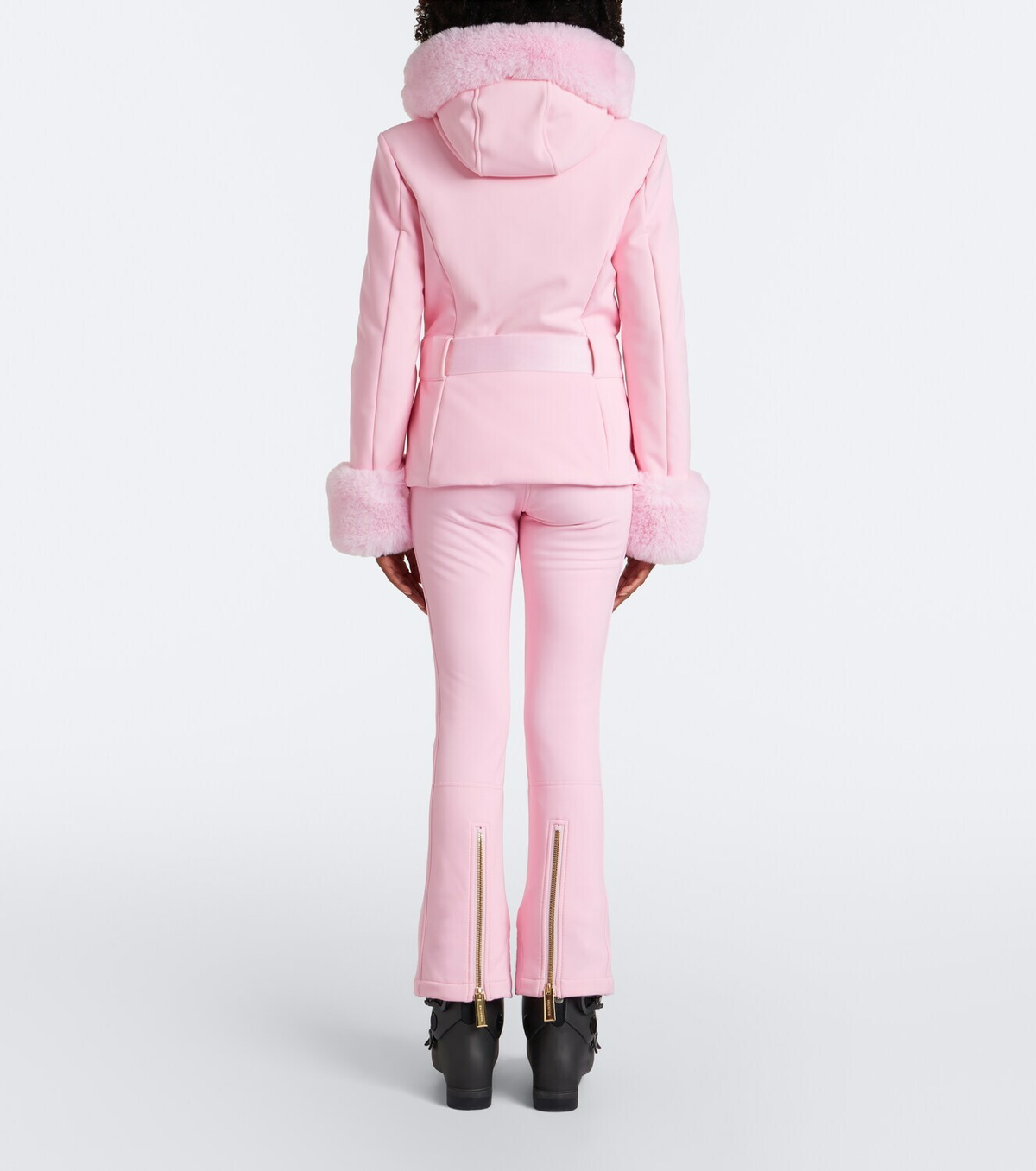 Goldbergh Prezioso belted hooded technical ski jacket