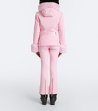 Goldbergh Prezioso belted hooded technical ski jacket