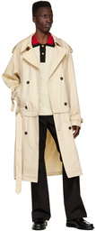 Dunhill Beige Compendium Trench Coat