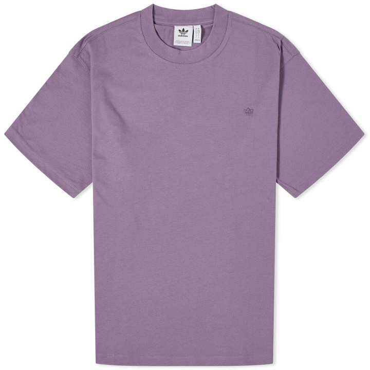 Photo: Adidas Men's Premium Essentials T-shirt in Shadow Violet