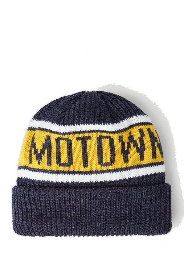 Photo: x Motown Records Ribbed Beanie Hat in Navy