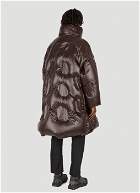 Iaphia Quilted Coat in Brown