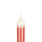 HAY Pattern Candle - Stripe in White/Red 