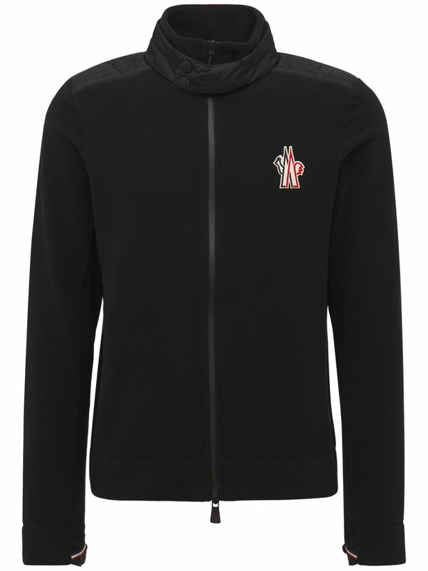 Photo: MONCLER GRENOBLE Stretch Tech Fleece Zip-up Cardigan