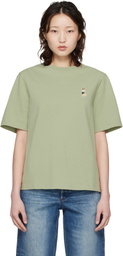 Maison Kitsuné Green Dressed Fox Comfort T-shirt