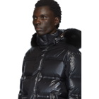 Fendi Black Down Hooded Jacket