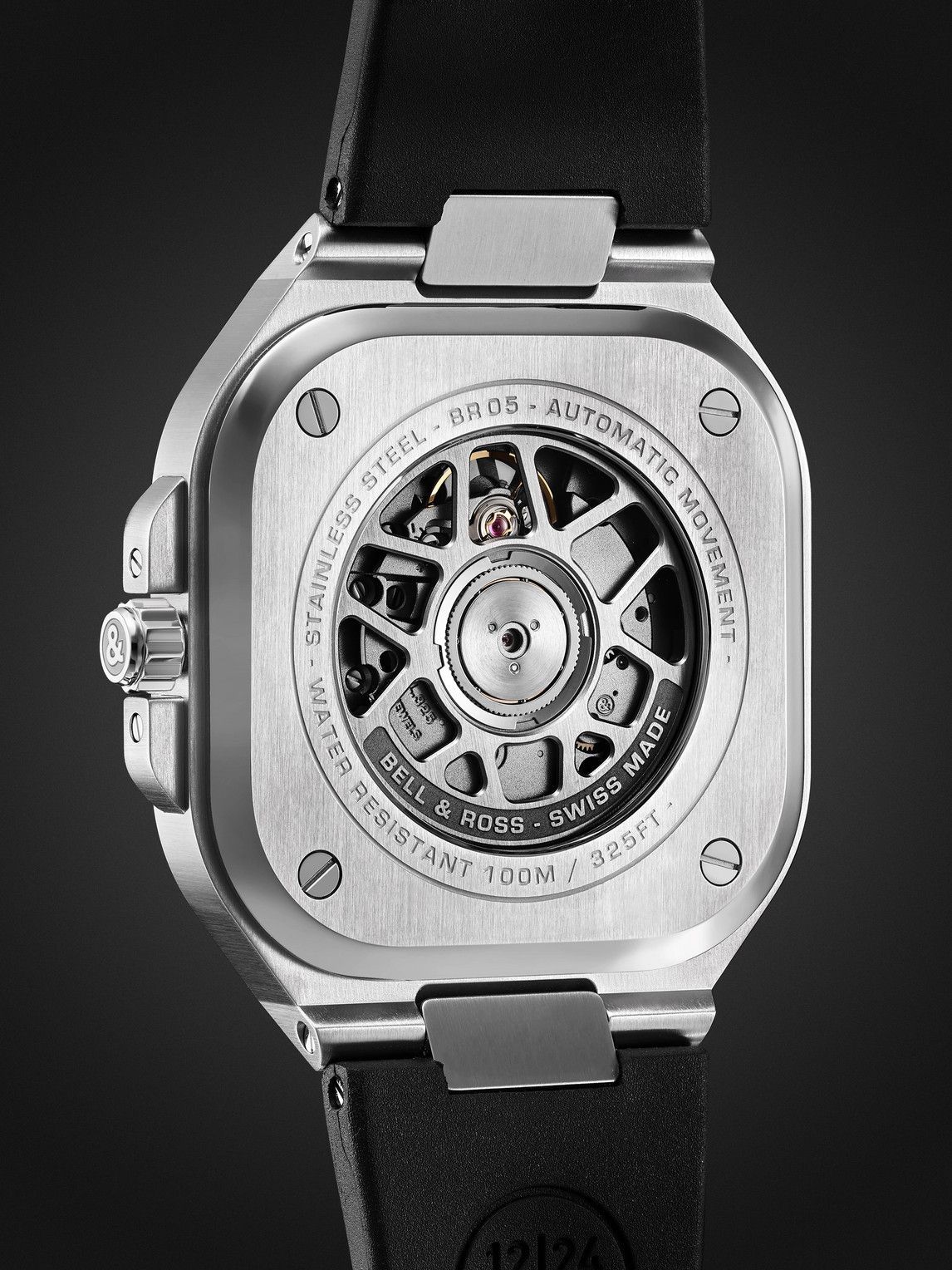 Bell & Ross - GMT Automatic 41mm Stainless Steel and Rubber Watch, Ref. No. BR05G-BL-ST/SRB