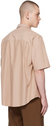 AURALEE Beige Oversized Shirt