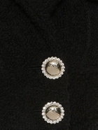 ALESSANDRA RICH - Wool Bouclé Short Sleeve Cropped Blazer