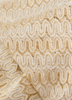 Melissa Odabash Mila Striped Metallic-knit Beach Dress Gold