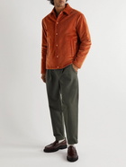 DOPPIAA - Cotton-Corduroy Overshirt - Metallic