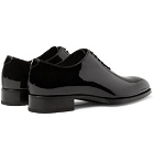 TOM FORD - Elkan Whole-Cut Patent-Leather Oxford Shoes - Men - Black