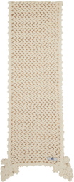 Bode Off-White Grape Scarf