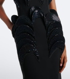 Maticevski Glint sequined cocktail dress