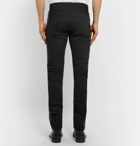 Alexander McQueen - Skinny-Fit Striped Stretch-Cotton Jeans - Men - Black