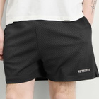 Represent Men's Washed Mesh Shorts in Washed Black