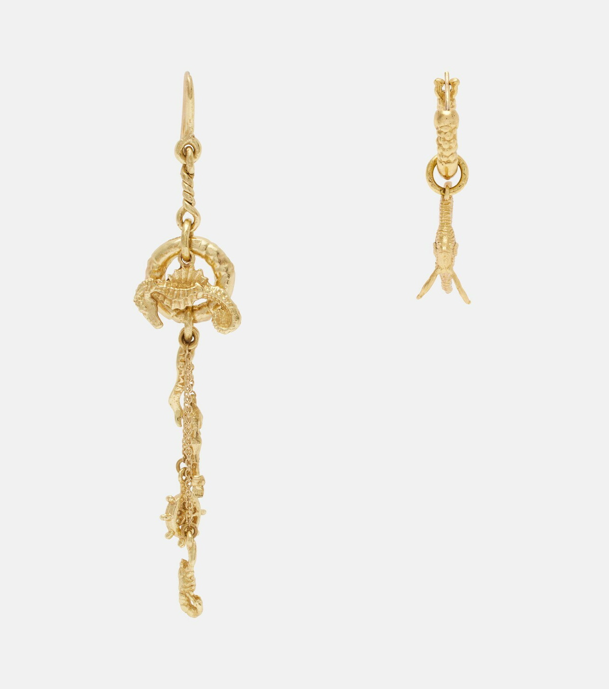 Alémais Mismatched Sea drop earrings