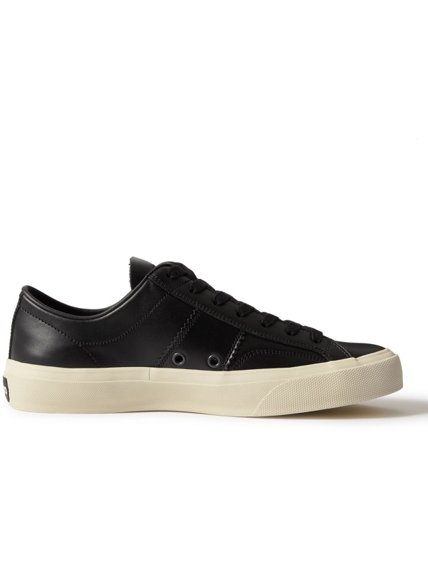 Photo: TOM FORD - Cambridge Leather Sneakers - Black