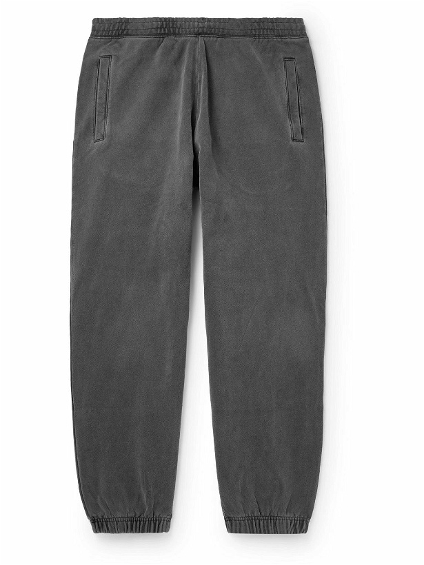 Photo: Carhartt WIP - Vista Grand Straight-Leg Cotton-Jersey Sweatpants - Gray