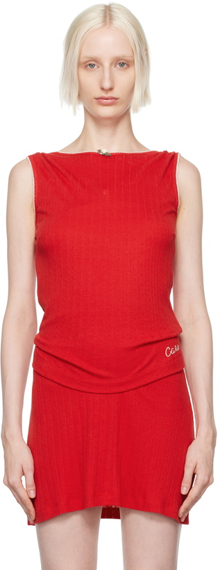 Photo: Caro Editions Red Alexa Top