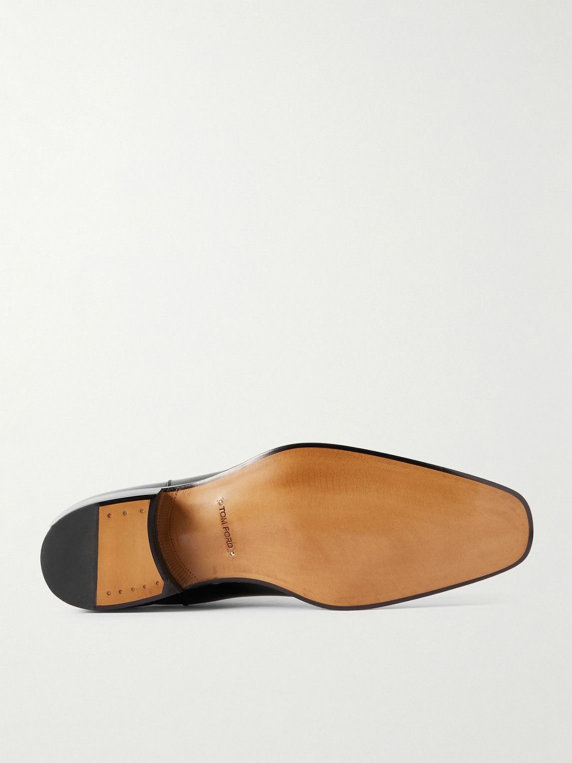 TOM FORD - Rick Glossed-Leather Chelsea Boots - Black