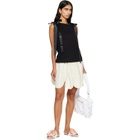 Simone Rocha Black Bow Tail Easy Tank Top