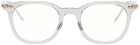 Yuichi Toyama Transparent Nadekaku Glasses