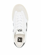 VEJA White Volley Leather Sneakers