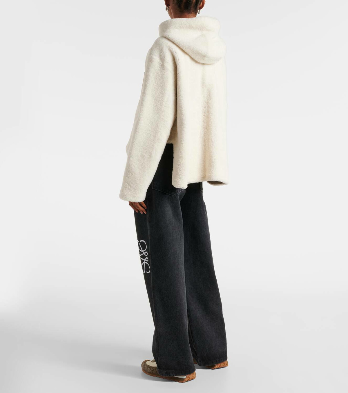Loewe Hooded shearling jacket Loewe Loewe Hooded shearling jacket Loewe