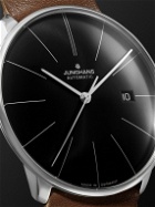 Junghans - Meister Fein Automatic 39.5mm Stainless Steel and Leather Watch, Ref. No. 027/4154.00