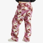 A Bathing Ape Women's Map Camo Army Pants in Pink