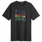 Paul Smith Men's Distorted Logo T-Shirt in Black
