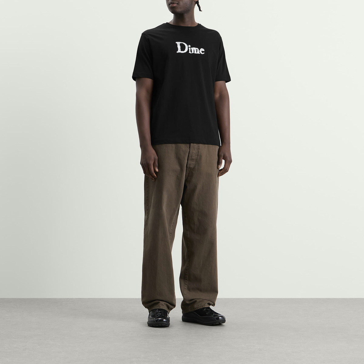 Dime Men's Classic Spiked T-Shirt in Black